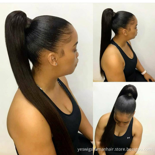 Wholesale Cheap Hd Full Lace Front Wig Pre Plucked Raw Brazilian Straight Virgin Human Hair Transparent 360 Lace Frontal Wig
